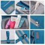 Hanging Roll-Up Makeup Bag Toiletry Kit Travel Organizer for Women Men Removable Storage Bags