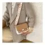 ZR340 2023 Spring New Korean Small Crossbody Small Square Bag Hong Kong Style One Shoulder Broadband Women's Bag
