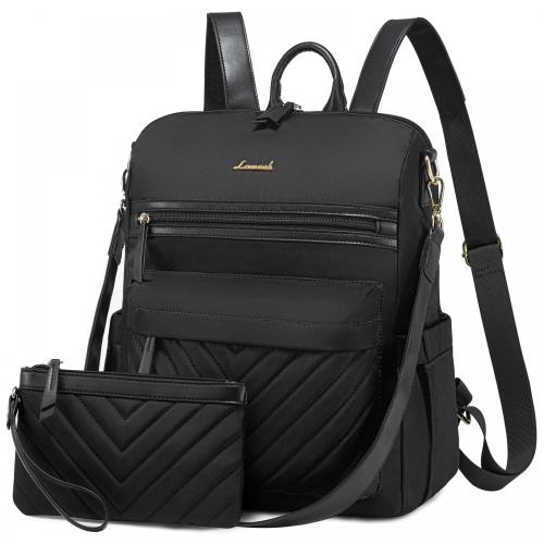 LOVEVOOK Stylish Backpack Purse for Women fashion shoulder bag handbags 2pc large daypack casual travel school business backpack