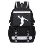 Gelory New Trend 2pcs/Set Casual Sports Student School Bags Large Capacity Middle School Boys Kids Backpack