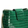 New Custom Fashion Styles Ladies Handbags Shoulder Bag Green Embossed Croc Texture Luxury Crossbody Bags Handbags For Women