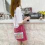 Transparent crossbody bags for women 2024 trend ladies handbag small square bag mini satchel shoulder bag