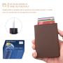Pop Up Wallet Aluminum Card Holder Metal RFID Blocking Slim Card Holders Card Case Credit ID Wallet