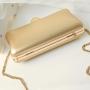 New arrival pearl decorate box gold clutch bags party wedding handbag fashion evening bag ladies purse  women clutches