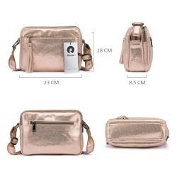 REALER genuine leather women shoulder bags tassel crossbody messenger bag ladies purses and handbags