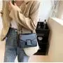 New Trendy Style Women's Shoulder Bag China Supplier's Fashionable Handbag with Zipper Closure Single Handle Portable PU Lining