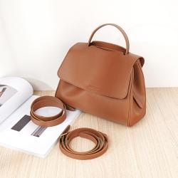 Customize big handbag genuine leather shoulder bags for women's handbags ladies luxury shoulder leather bag with high quality