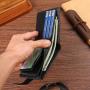 Factory Wholesale Men's Wallet Durable Leather Short PU Leather Zipper Buckle Money Clip New Leather Wallet Multi Card Position