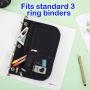Wholesale Custom Expandable Pencil Pouch Large Capacity Stationery Pen Organizer Zipper Pencil Case Bag