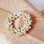 Hot Sale Factory Direct Luxury Ladies Fashionable Metal Frame Diamond Pearl Pleated Evening Bag for Bridal Wedding Party