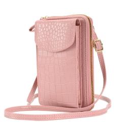 PU Leather Travel Water Proof Portable Ladies Shoulder Mobile Phone Bag Custom For Phone Women carteras para mujer