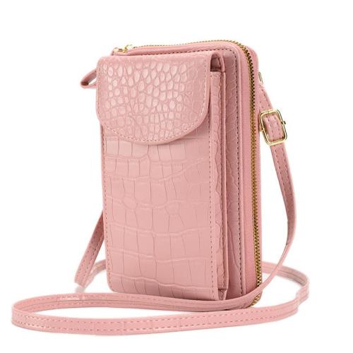 PU Leather Travel Water Proof Portable Ladies Shoulder Mobile Phone Bag Custom For Phone Women carteras para mujer