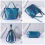 LOVEVOOK 2021 luxury womens crossbody shoulder bags ladies foldable Totes Hobo bag women geometric purse and handbags