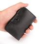 KHF043 2023 New Leather Unisex Organ Card Holder Lychee Pattern Wallet Fashion Leather Handbag