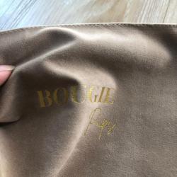 Light Brown Velvet Envelope Dust Bag Velour Envelop Packaging Bag