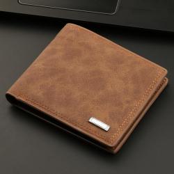 New design Men's wallet multifunctional leather wallet money clip fashion short wallet men wholesale leather purse