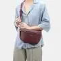 2024 Custom Embroidery PU Leather Waist Bag For Women Crossbody Fanny Pack