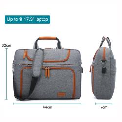 LOVEVOOK 2022 15.6 17.3 Inch Notebook Bag Waterproof Briefcase Men's Business Shoulder Messenger Bags Laptop Handbags Men