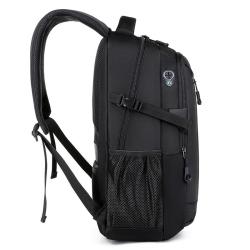 Large Capacity Unisex Nylon Backpack with Zipper Closure Breathable Waterproof Custom Logo Casual Laptop Backpack