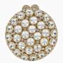 Luxury Round Shaped Diamond Crystal Bags Handmade Glass Rhinestone Party Bag Round Clutch Evening Bags