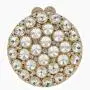 Luxury Round Shaped Diamond Crystal Bags Handmade Glass Rhinestone Party Bag Round Clutch Evening Bags