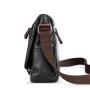 Wholesale OEM Custom Men's casual handbags big crossbody shoulder bag fashion PU leather business file package bag NEW in 2024