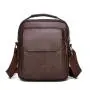 Casual crossbody men's shoulder bag vertical carry