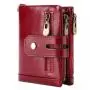 Hot Sale Anti-Theft Man Short Wallet Slim genuine leather wallet for men credit card holder multi-function wallet with zipper