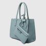 Hot Sales Moda Mujer Elegant Handbags Customized Logo Shopping Tote Bags Lady Pu Leather 3 Pcs Set Handbags Women Designer