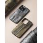 Telefon Kilifi Carcasa De Telefonos Luxury Snakes Skin Leather I Phone Shell Cases Cover For Iphone 11 13 12 Plus 14 15 Pro Max