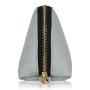 OEM/ODM leather cosmetic bag waterproof travel toiletry organizer leather make up bag