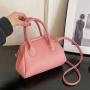 Wholesale 2024 Fashion Lychee Sandwich Bag Advanced Solid Color One Shoulder Crossbody Handbags Ladies Bags Women