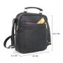 Pu Leather Cross Body Bag For Travel With Carbon Lined And More Compartment For Men And Women Smell Proof Bag