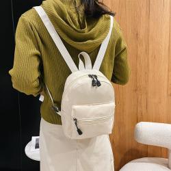 Student Woman Shoulder Bag Candy Color Ladies Designer Bags Pure Color Women's Backpack Bags Nylon Fashion Design Ry720088