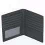 Factory Wholesale Men's Leather Wallets Anti-Theft RFID Blocking Wallet Black Credit Card Holder Money Cash Clip