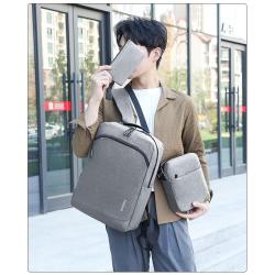 ZR883 Laptop Bag USB Charger Computer Cover Backpack Oxford Fabric Waterproof Zipper Print Logo Gift Backpack Business Schoolbag