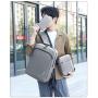 ZR883 Laptop Bag USB Charger Computer Cover Backpack Oxford Fabric Waterproof Zipper Print Logo Gift Backpack Business Schoolbag
