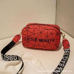 Factory Price printing camera bag 2024 new Korean small square bag pu leather ladies shoulder bag for women wholesale factory