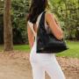 Women's Handbag Soft Leather Slouchy Hobo Shoulder Bag Large Capacity Handmade Tote Classy Shopping Bags