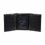 Men's Trifold Chain Wallet with Id Window and Credit Card Pockets Minimalist Genuine Leather Biker Chain Wallet
