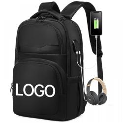 wholesale custom logo water proof smart travel bagpack nylon portable laptop backpacks school bags with usb charging
