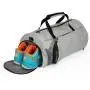 Private Label Outdoor Foldable Tote  Weekend Overnight Fitness Bag Mens Sport Gym Travel Duffel Bag With Shoe Compartment