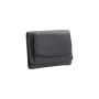 Fashionable woman western leather wallet genuine leather rfid blocking minimalist slim women wallet ladies purse