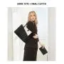 LOVEVOOK wholesale Large Bags 2pc Tote Bag Multi Use work shoulder laptop Tote handbags with compartments For Ladies and girls