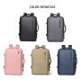 ZWY210 Daily Business Travel Student USB Shoulder Bag Men Women Oxford Expandable Laptop Backpack New Multi-Pocket Luggage Bag
