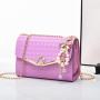 2023 Fashion Custom Mini Girl Crossbody Solid Color Luxury Bags Women Handbags With Pearl Pendent