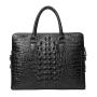 2024 Custom Crocodile Genuine Leather Laptop Hand Bag For Business Briefcase Men