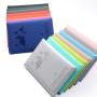 ZR633 Passport Bag PU Leather Frosting Clip ID Portable Bank Card Holder Daily Matching Solid Color Wallet Clip Outdoor Travel
