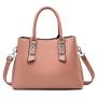 2024 Custom Vegan Leather Bucket Hand Bag For Women Ladies Fashion Metal