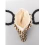 Designer Gridding Women Handbags Wooden Bead Purse Ladies Casual Shoulder Handbags Bucket Clutch Bag For Wholesale